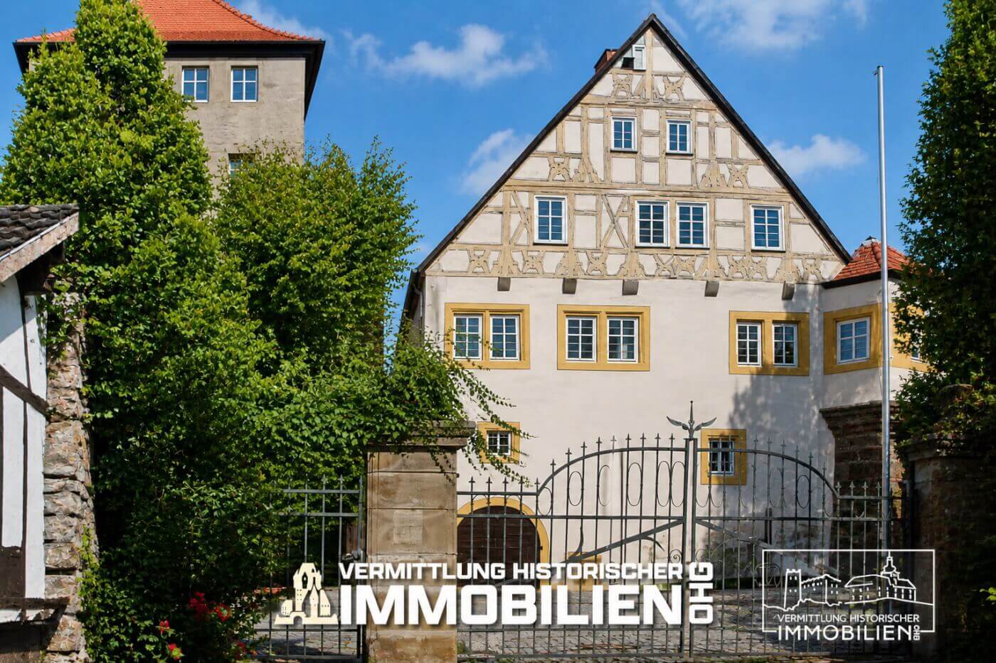 Zufahrt Schloss in Hohenlohe