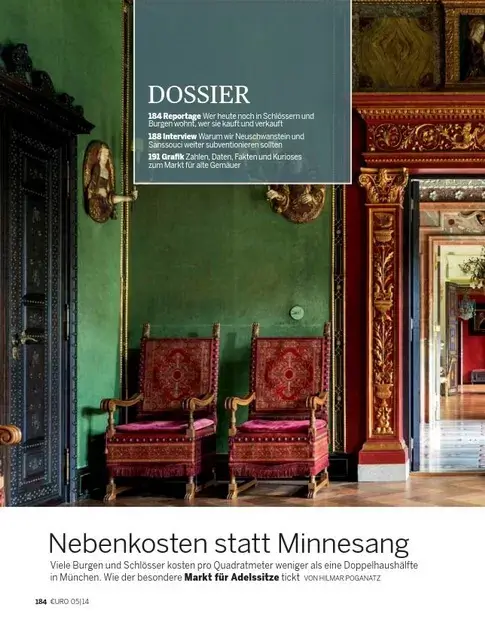 Euro Magazin - Dossier über Burgen und Schlösser