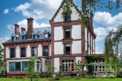 Rückansicht des Herrenhauses